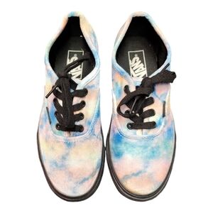 Tie dye velvet Vans EUC Womens size 7.5